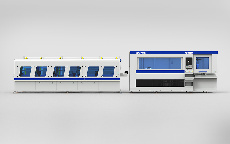 A90T -AF6000 两卡零尾料坡口激光切管机